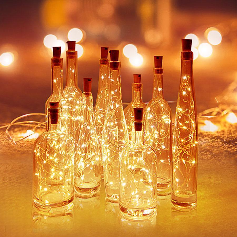 Brightly - LED-Weinflaschen-Lichterkette