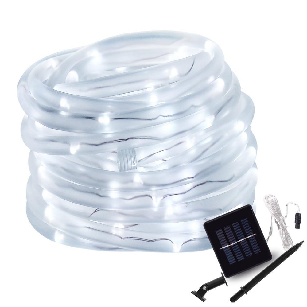 LED-Solar-Schlauch-Gartenlichter