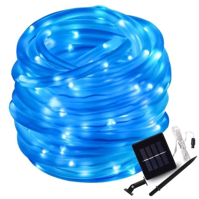 LED-Solar-Schlauch-Gartenlichter