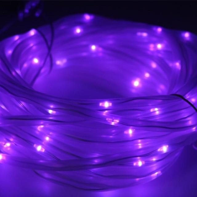LED-Solar-Schlauch-Gartenlichter