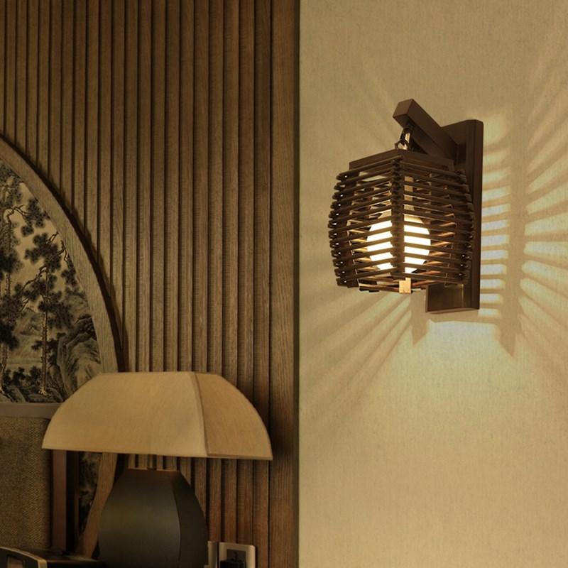 Cassia - Holzlaternenlampe