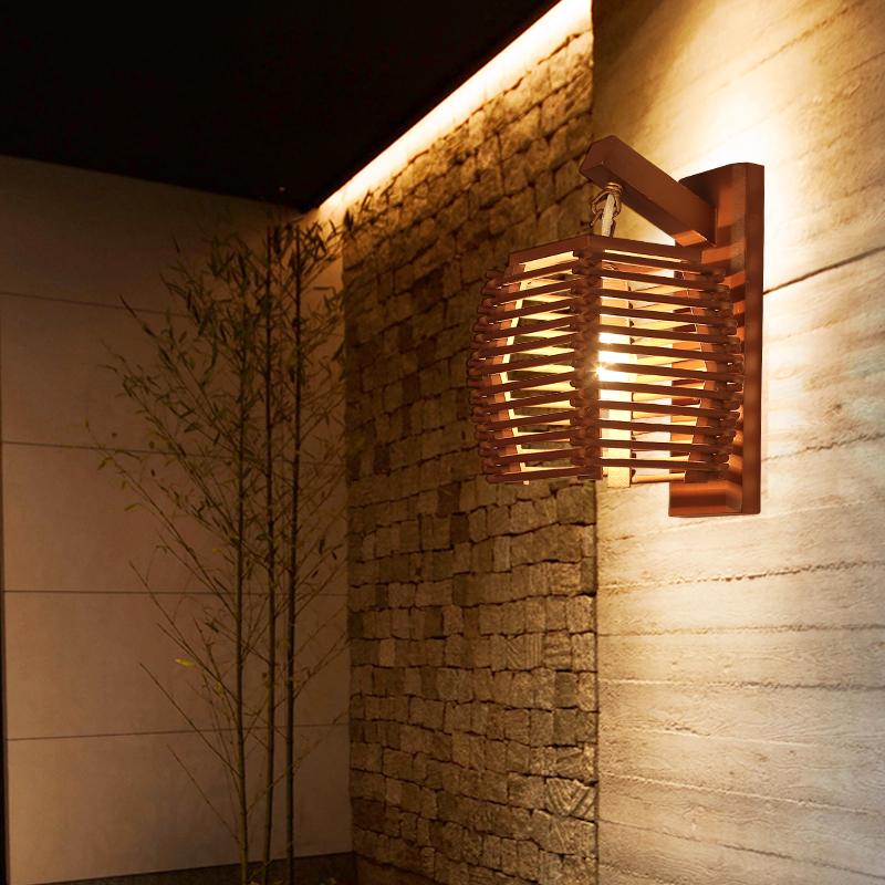Cassia - Holzlaternenlampe