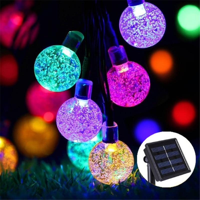 ColorSol - Solarbetriebene LED-Kugel-Lichterkette