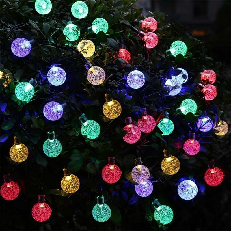 ColorSol - Solarbetriebene LED-Kugel-Lichterkette