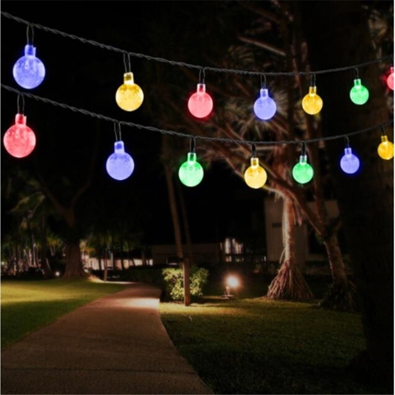 ColorSol - Solarbetriebene LED-Kugel-Lichterkette