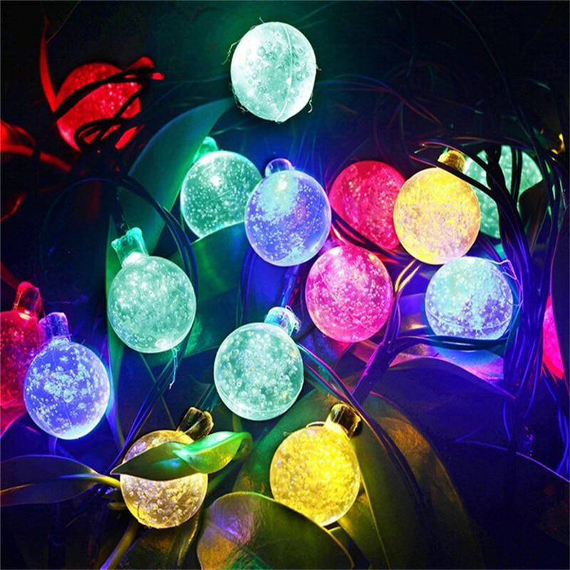 ColorSol - Solarbetriebene LED-Kugel-Lichterkette